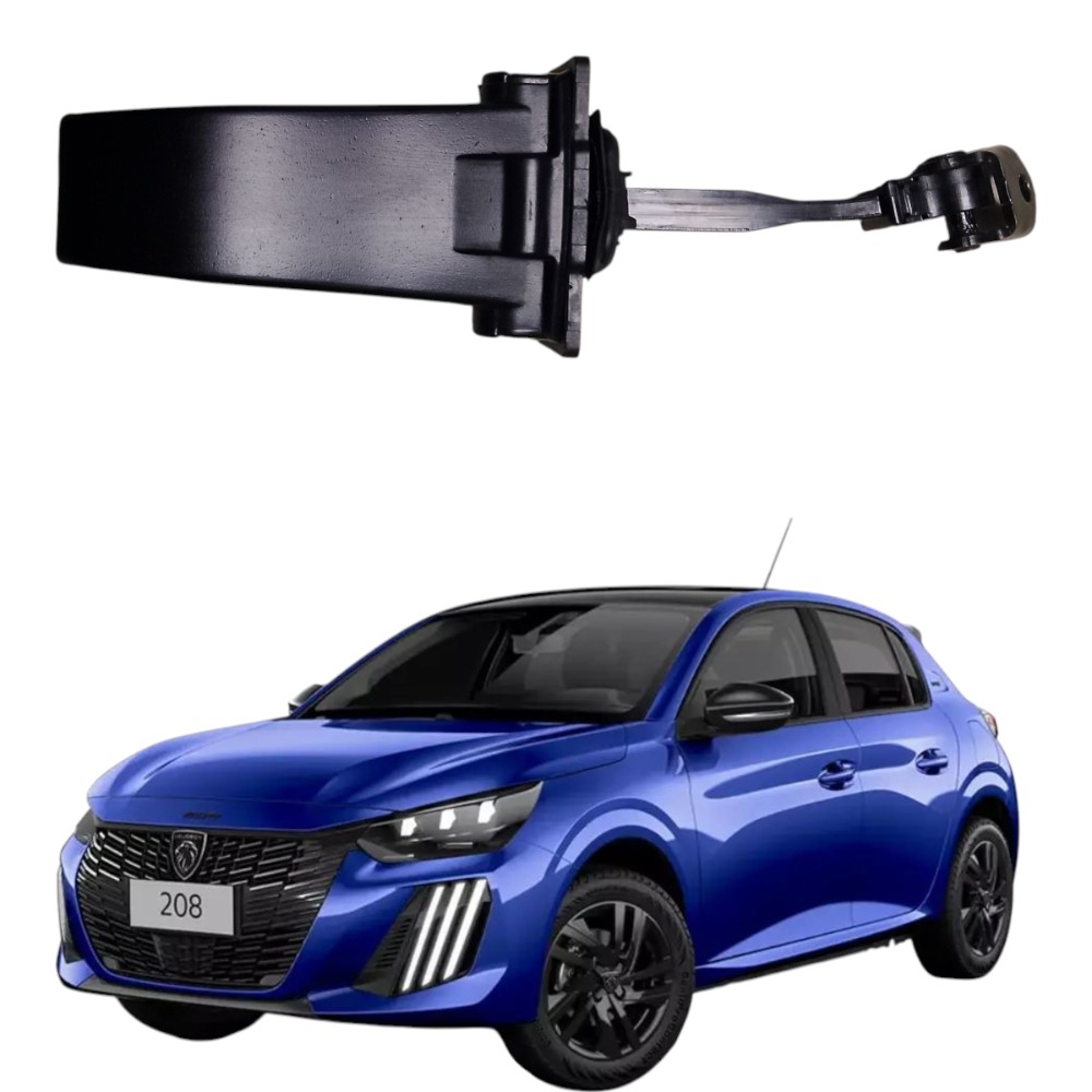 Limitador Porta Traseira Esquerda Peugeot 208 Style 2023 1.0