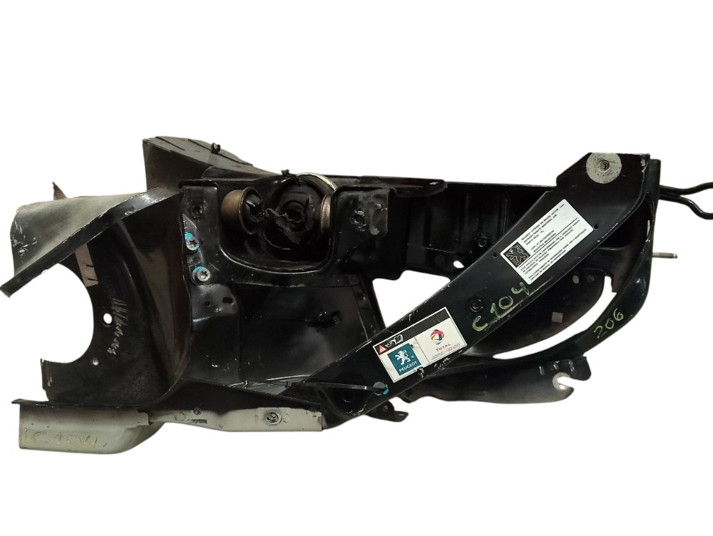 Longarina Direita Peugeot 206 2004 2005 2006 2007 2008 2009 Cinza