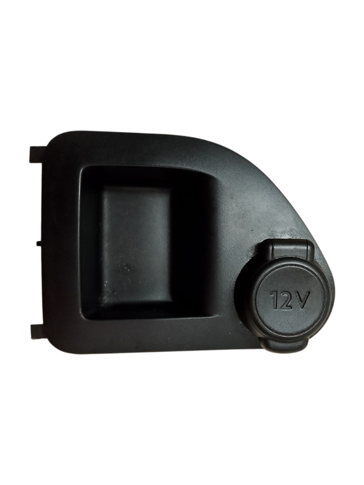 Moldura Acendedor Tomada 12v Peugeot 408 2012 2016 Preto