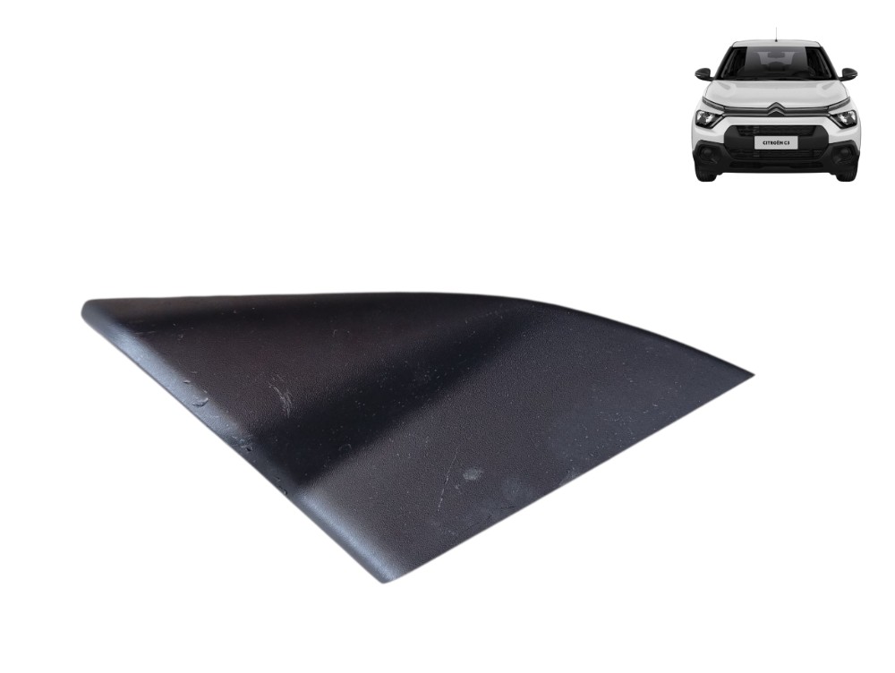 Moldura Interna Retrovisor Esquerdo Citroen C3 1.0 Live 2023 Preto