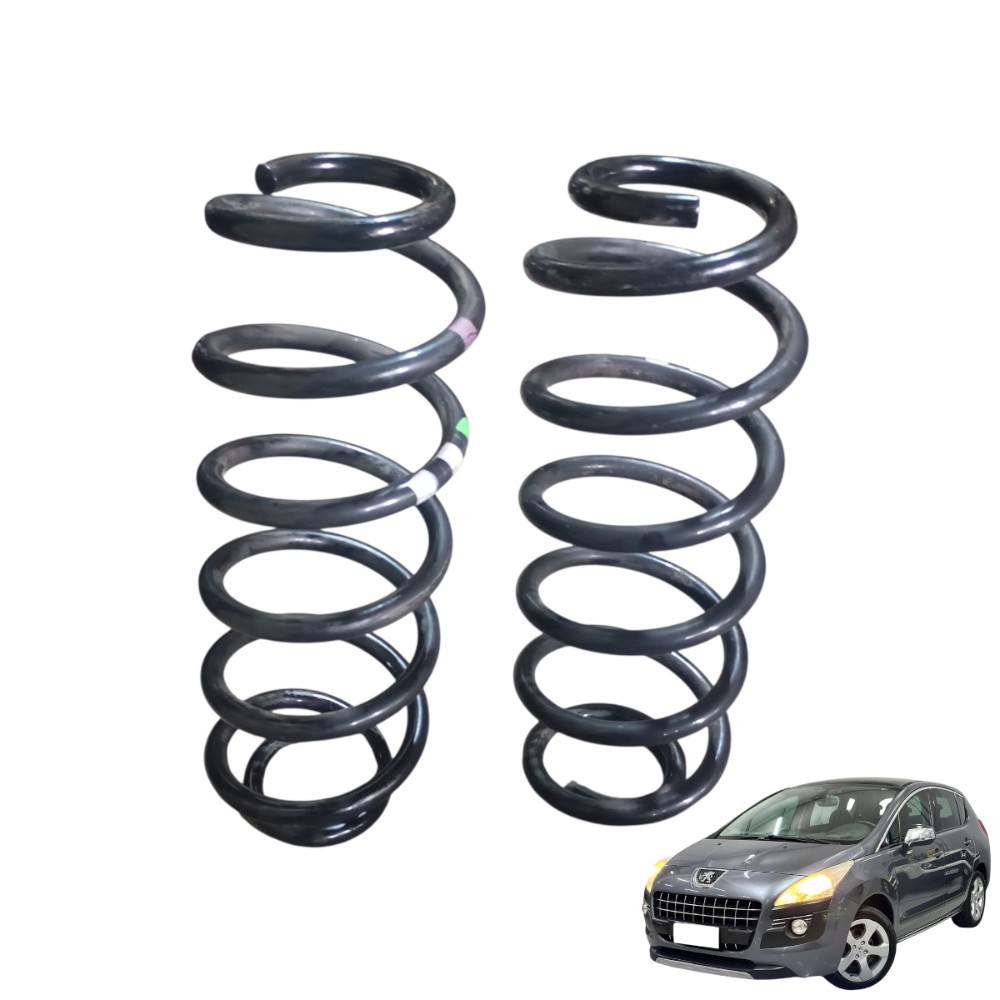 Par de molas traseiras Peugeot 3008 griffe thp 2011 2012 1.6