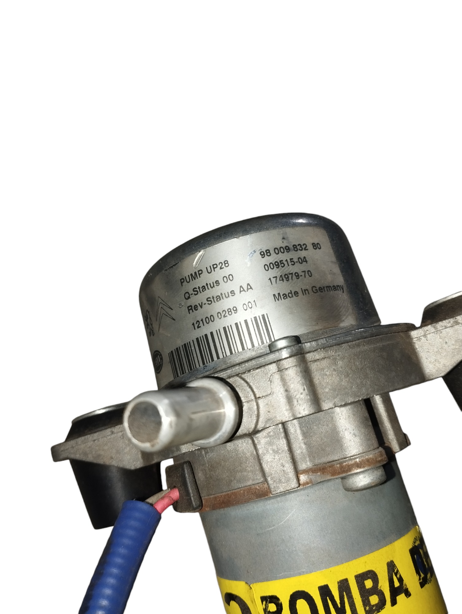 Bomba Vácuo Citroen C3 2012 2013 4