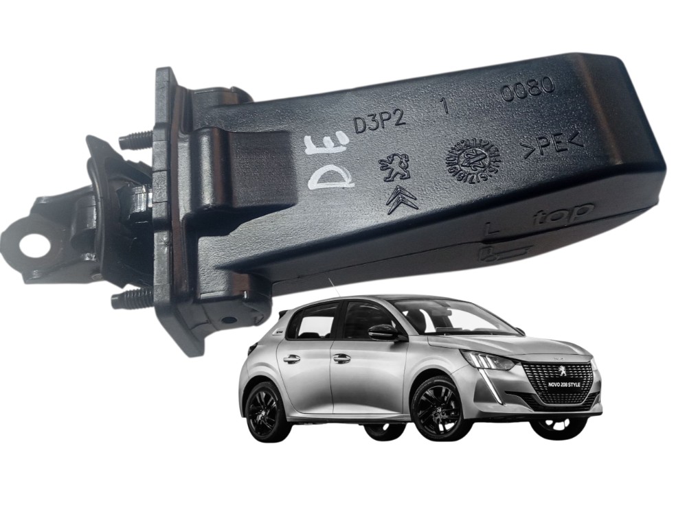 Limitador Porta Dianteira Esquerda Peugeot 208 1.0 Style