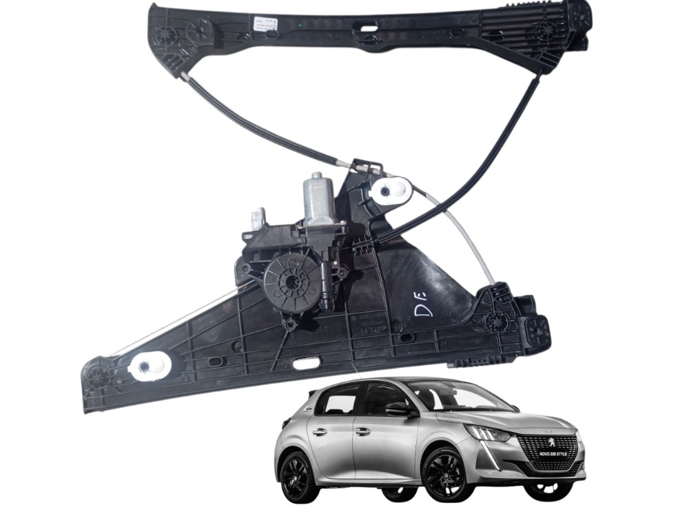 Maquina Vidro Dianteiro Esquerda Peugeot 208 1.0 Style 2023