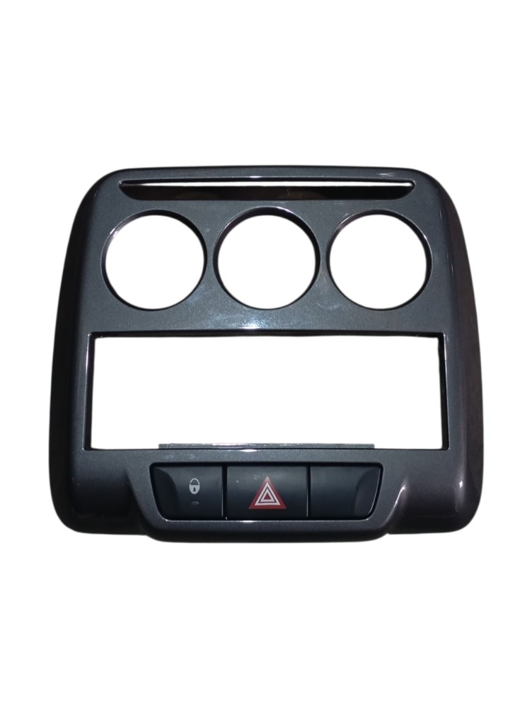 Moldura Painel Central Comando Alerta Citroen C3 2013 2014