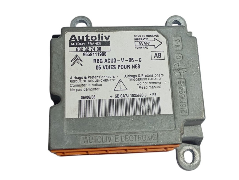 Módulo Central Airbag Citroen XSara Picasso1.6 16V 2003 2008
