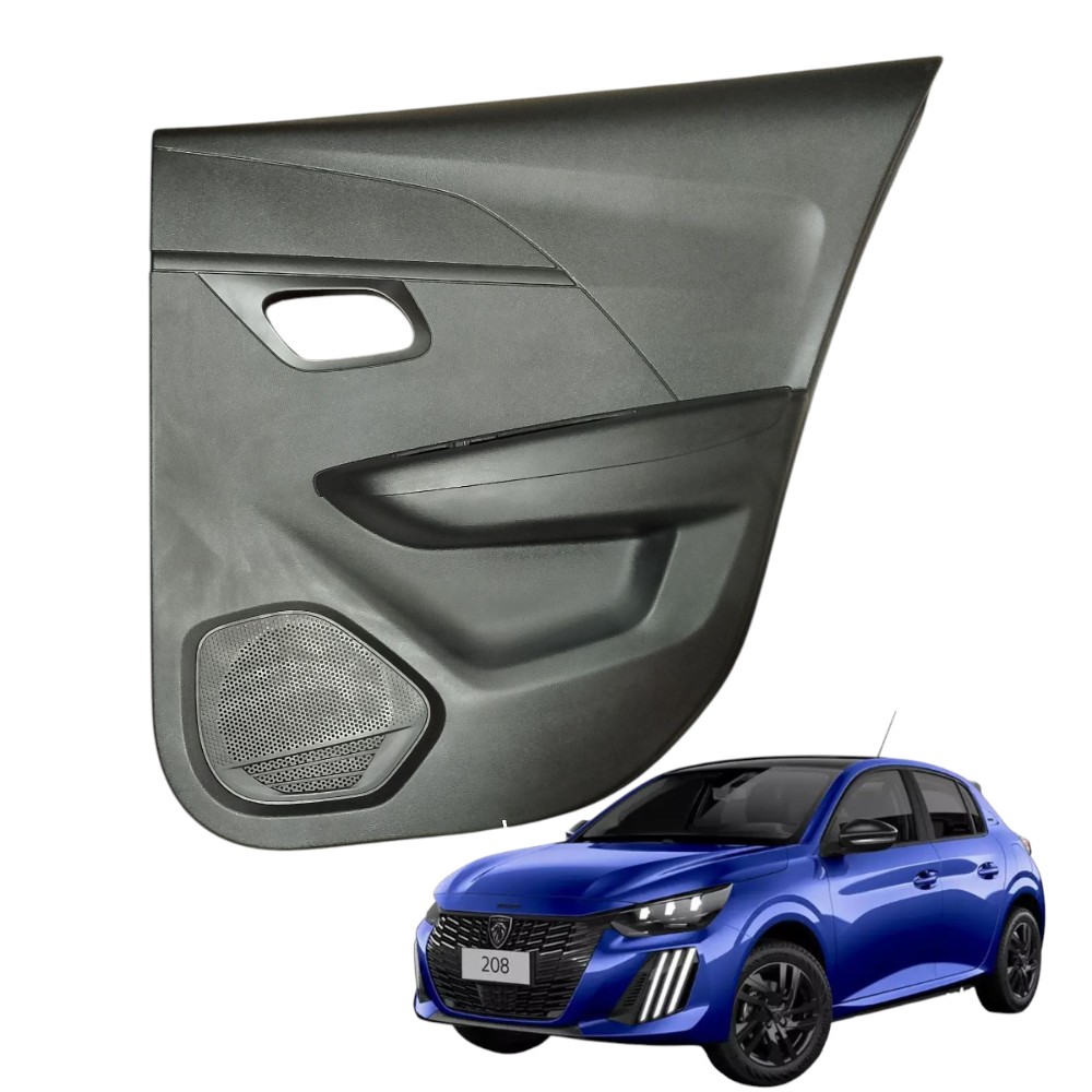 Forro De Porta Traseira Direita Peugeot 208 Style 2023 2024