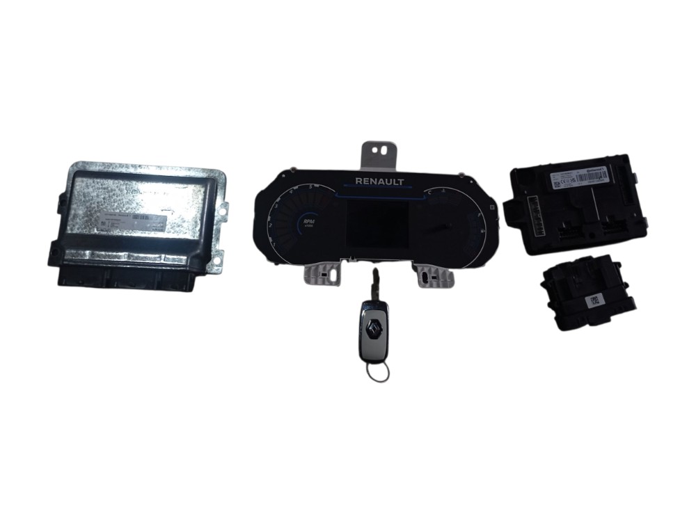 Kit Code Módulo Injeção Central Renault Kwid 1.0 3cc 2025