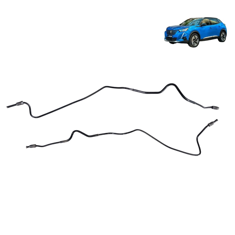 Par Tubo Flexível Cano Freio Peugeot 2008 Elétrico 2023 2025