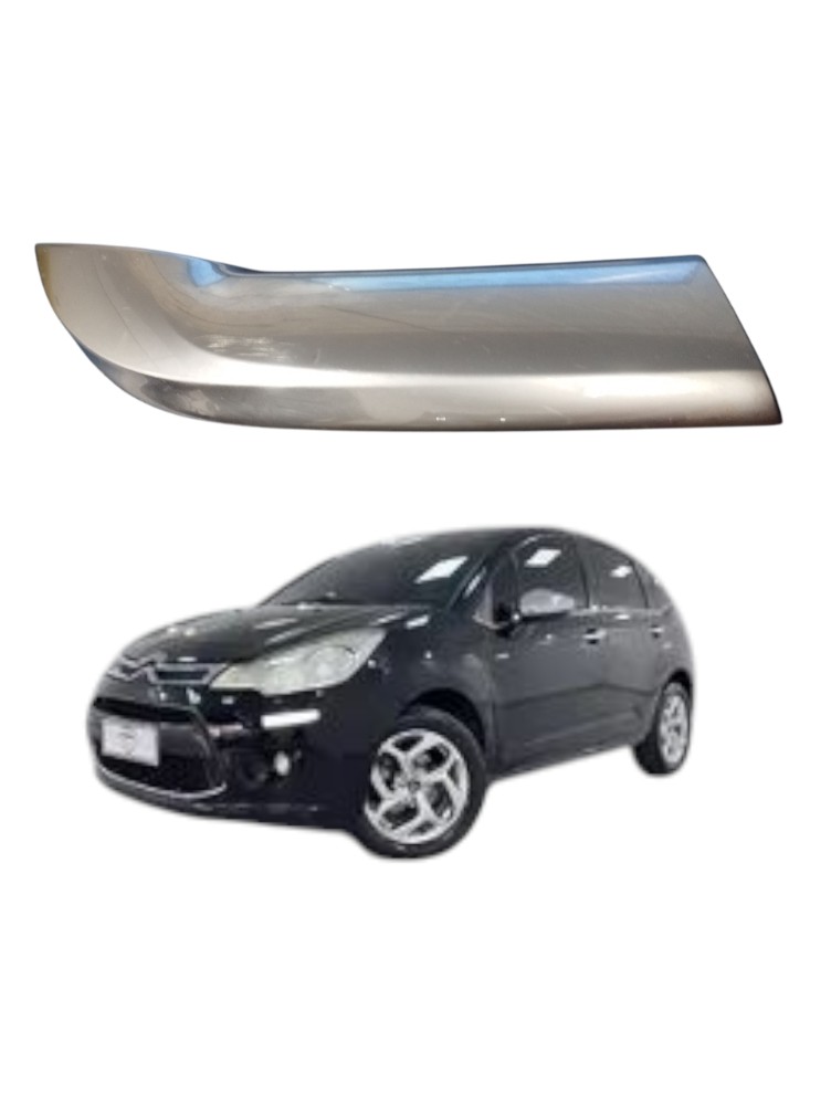 Moldura Puxador Interno Porta Citroen C3 1.5 Tendance 2013