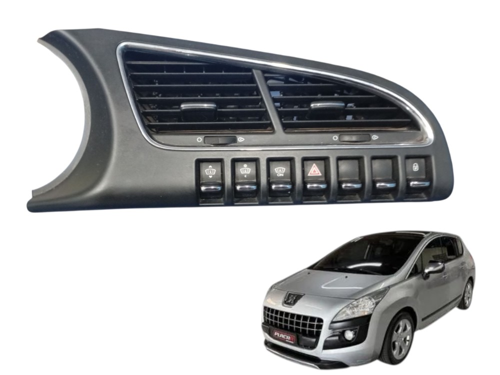 Botao multif pusca alerta trava Peugeot 3008 griffe thp 2011