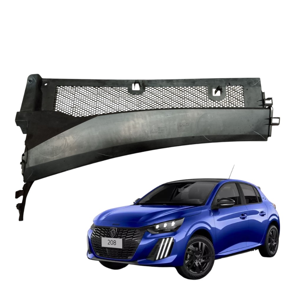 Grade churrasqueira direita peugeot 208 style 2023 2024 1.0