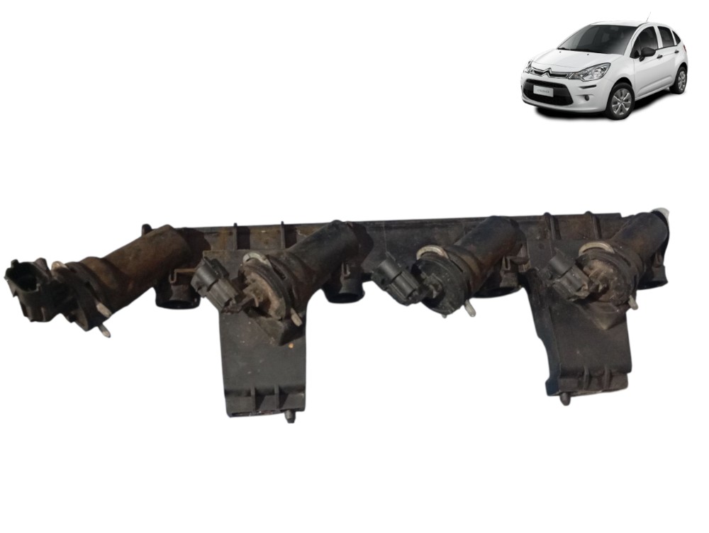 Flauta Bico Injetor Citroen C3 1.6 16v 2016 2017