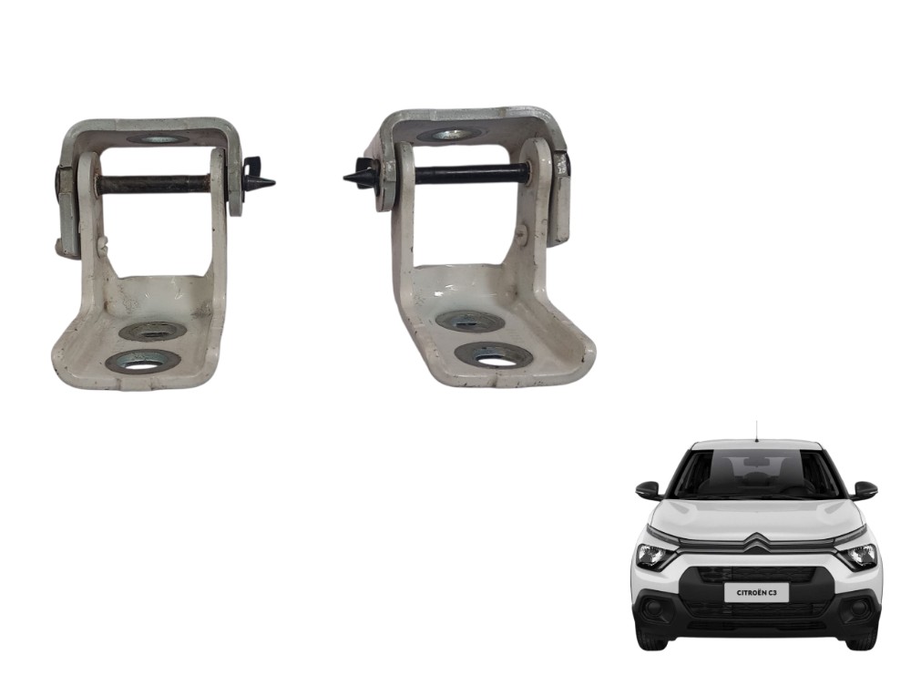 Par Dobradiças Porta Traseira Citroen C3 1.0 live 2023 2023