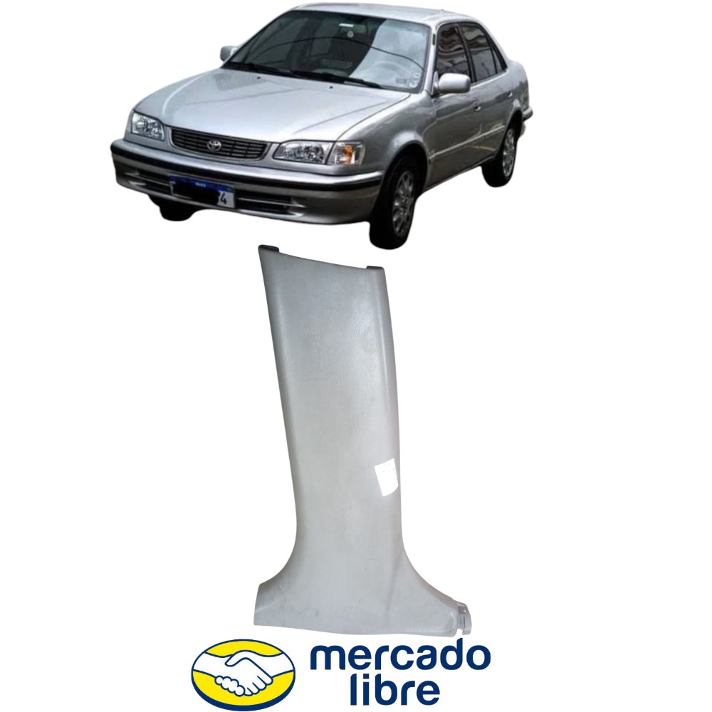 Acabamento Coluna Central Esq Corolla 1999 2000 2001 2002