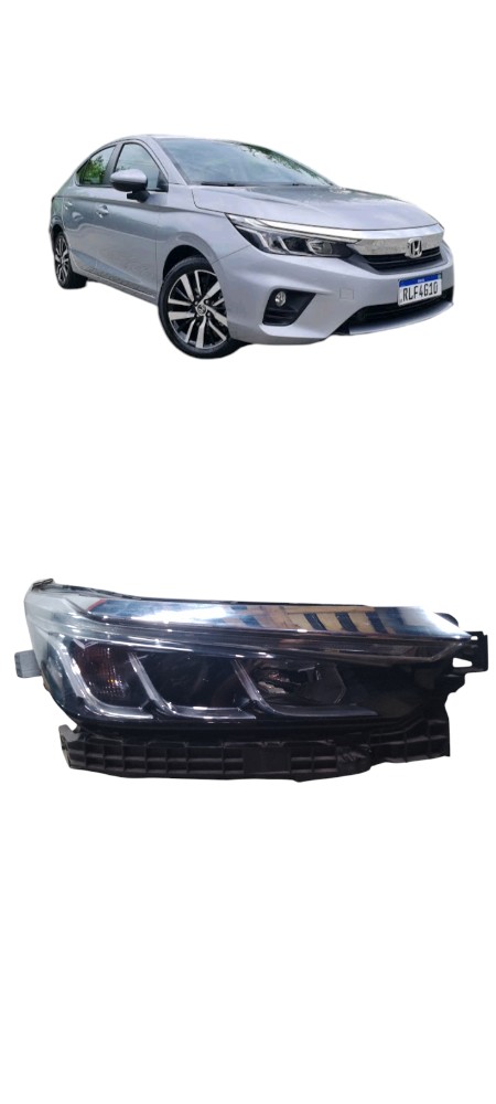 Farol Direito Honda City 2022 2023 Colar Uma Orelha Original Direito/passageiro