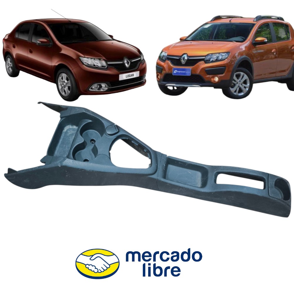 Console Central Renault Sandero Logan 2015 Ao 2023