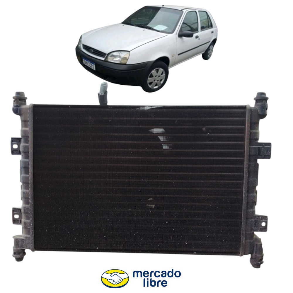 Kit Radiador De Agua Do Ford Fiesta 1.0 C Vnetoinha