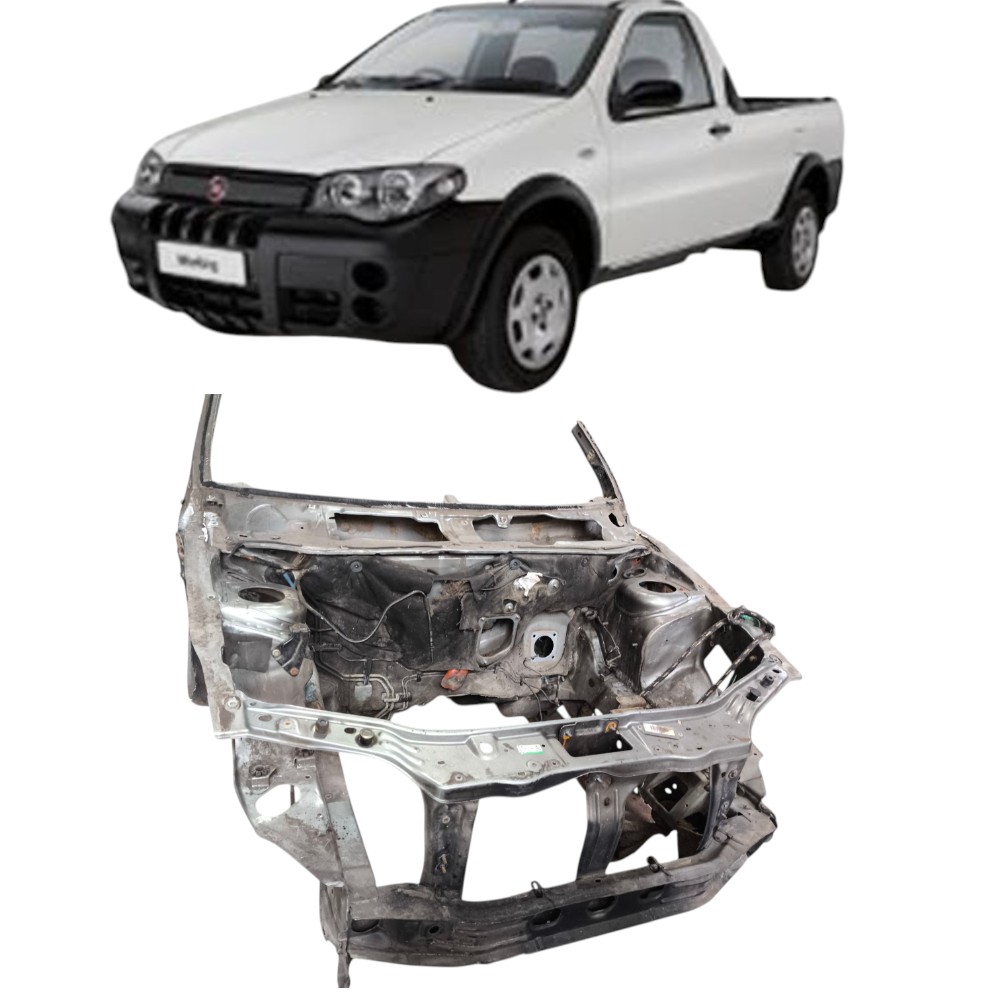Frente Frentao Com Longarina Fiat Strada Palio Zoião
