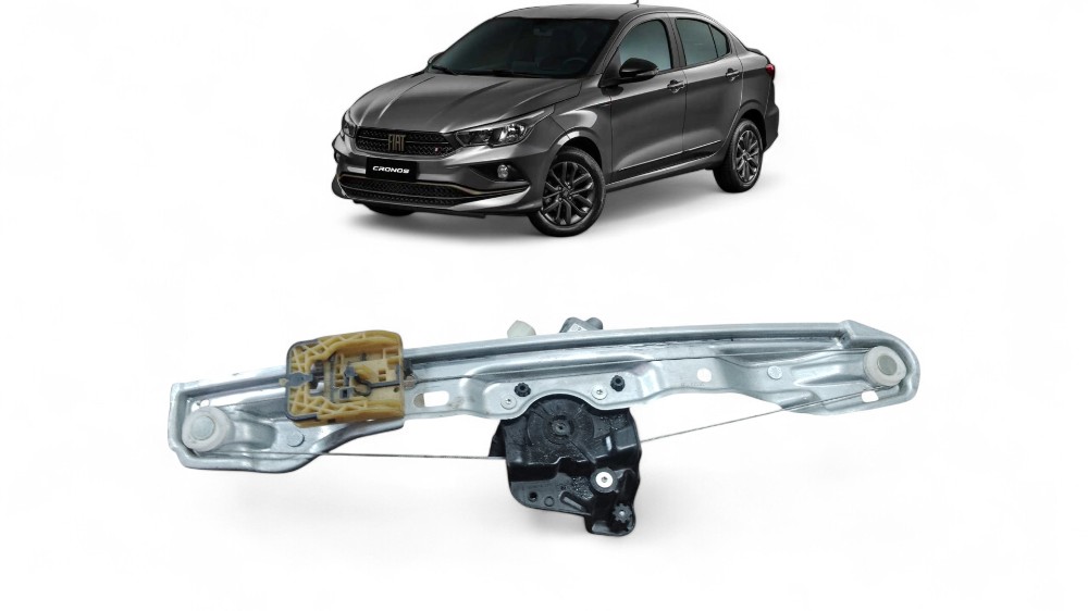 Máquina Vidro Dianteira Esquerda Fiat Argo Cronos 2018-2025