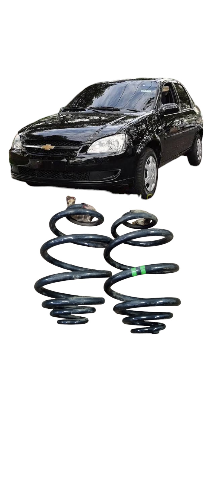 Par Molas Traseiras Gm Classic Ls 1.0 2011