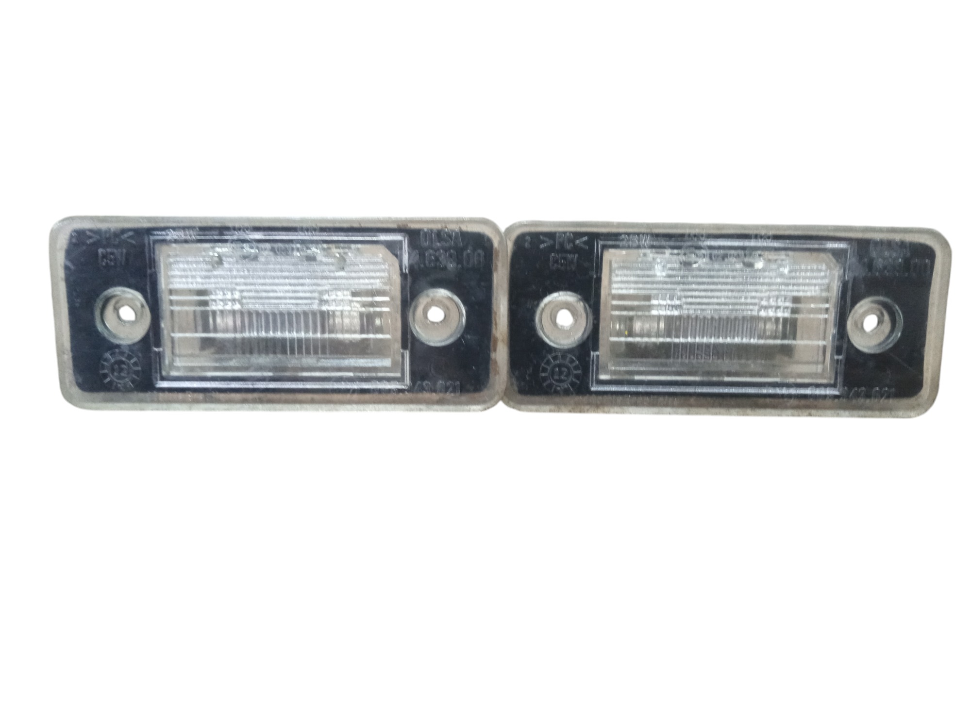 Par Lanterna Luz Placa Sedan Vw Polo Spacefox 2005