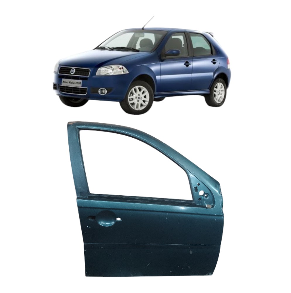 Porta Dianteira Direita Fiat Palio Siena Big Brotherdetalhe Dianteira Direito Cinza
