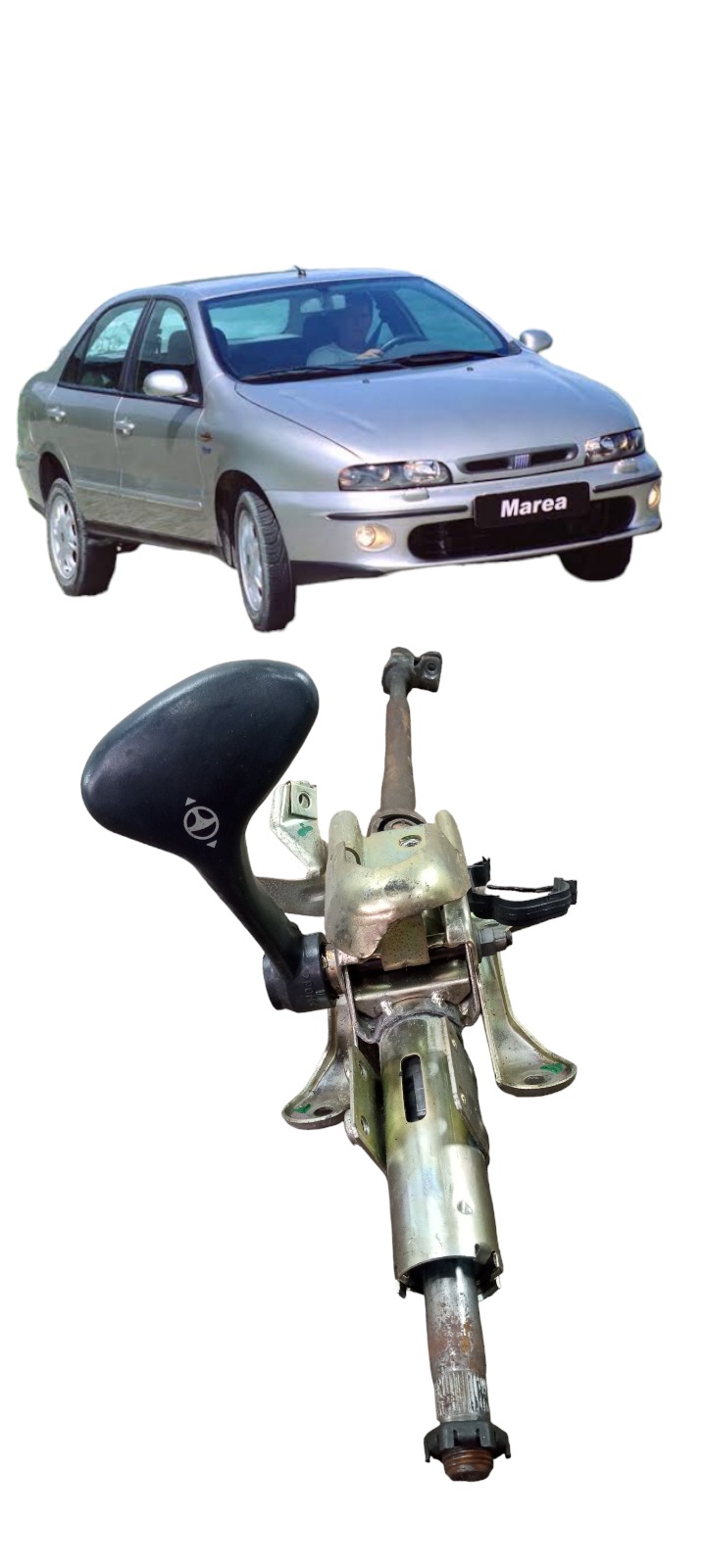 Coluna Direcao Escamoteável Fiat Marea 2.4 2000 A 2003