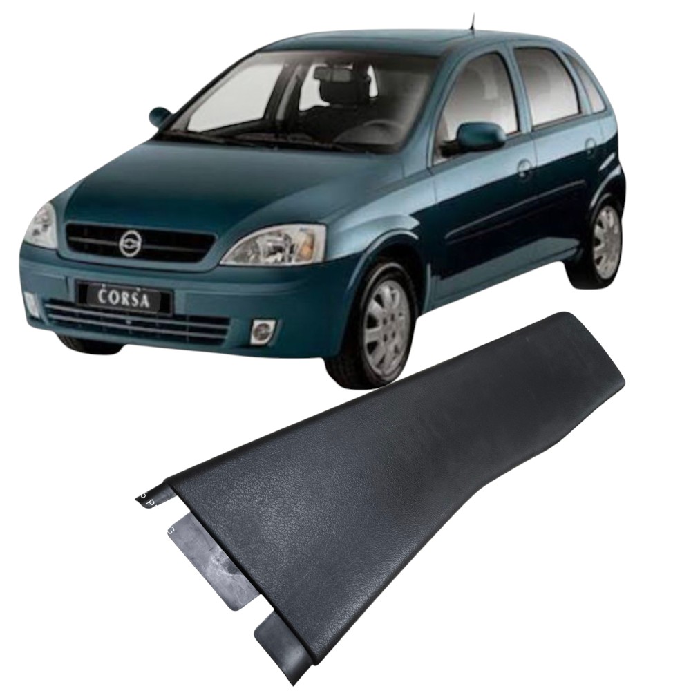 Acabamento Inferior Interno Coluna Corsa Hatch Montana Joy  Preto