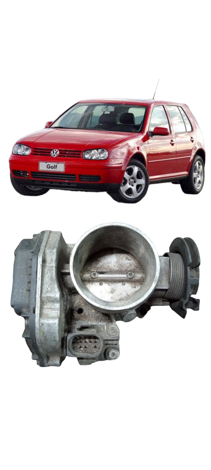Corpo Borboleta Tbi Vw Golf 1.8 1998 A 2005