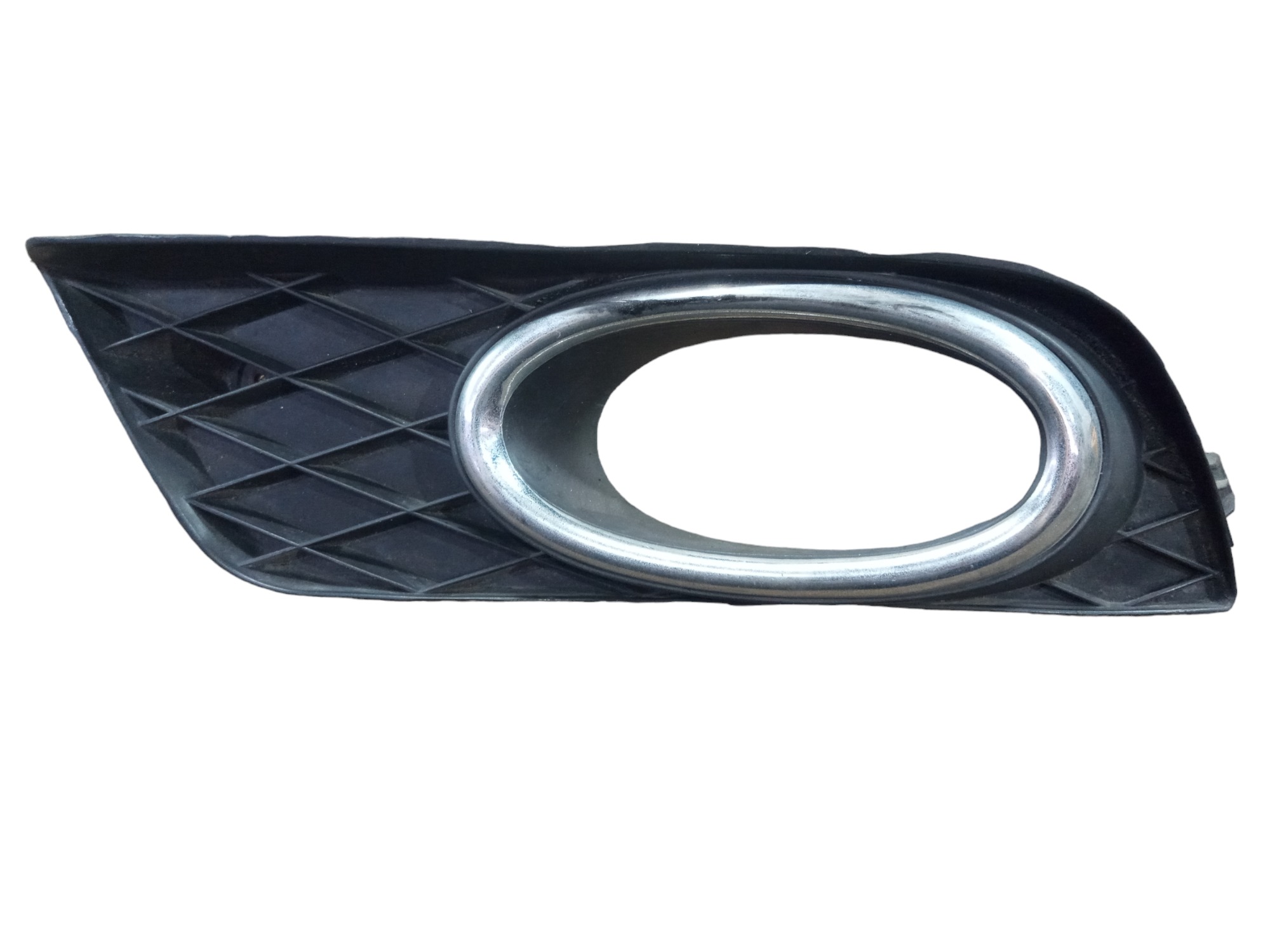 Moldura Farol Milha Lado Esquerdo Honda Civic 2010 A 2012 Preto Esquerdo