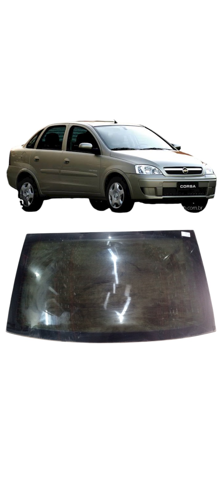 Vidro Vigia Gm Corsa Maxx Sedan 2008 A 2009