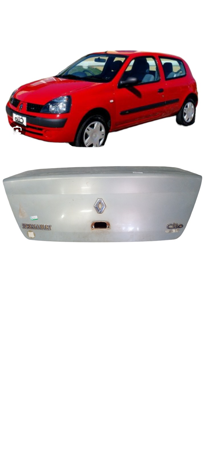 Tampa Traseira Porta Malas Renault Clio 1.0 2003 A 2004