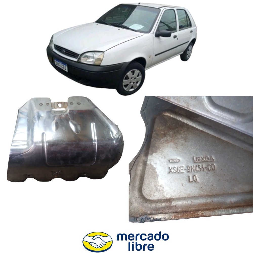 Defletor Coletor Escape Ford Fiesta Courier 2000