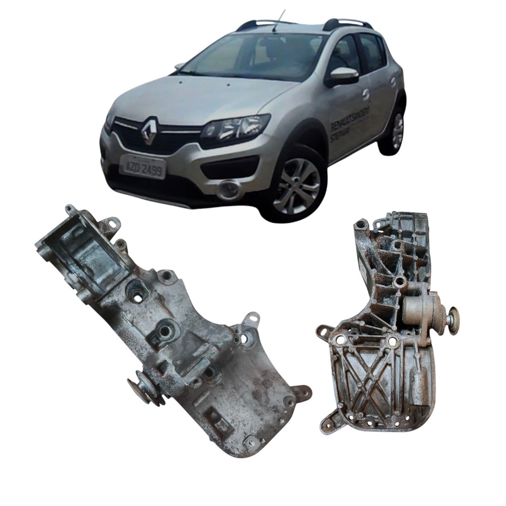 Suporte Alternador Compressor 1. Renault Sandero 2016 A 2017