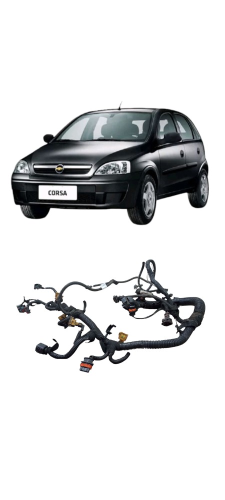 Chicote Injeção Eletrônica 1.0 Gm Corsa Montana 2003 A 2012