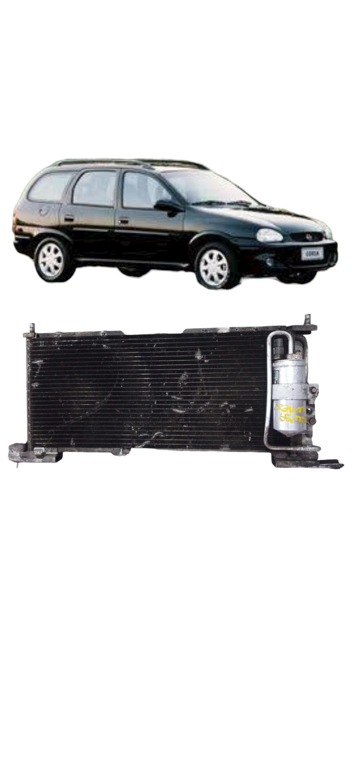 Condensador Ar Condicionado Gm Corsa Wagon 1999 A 2002