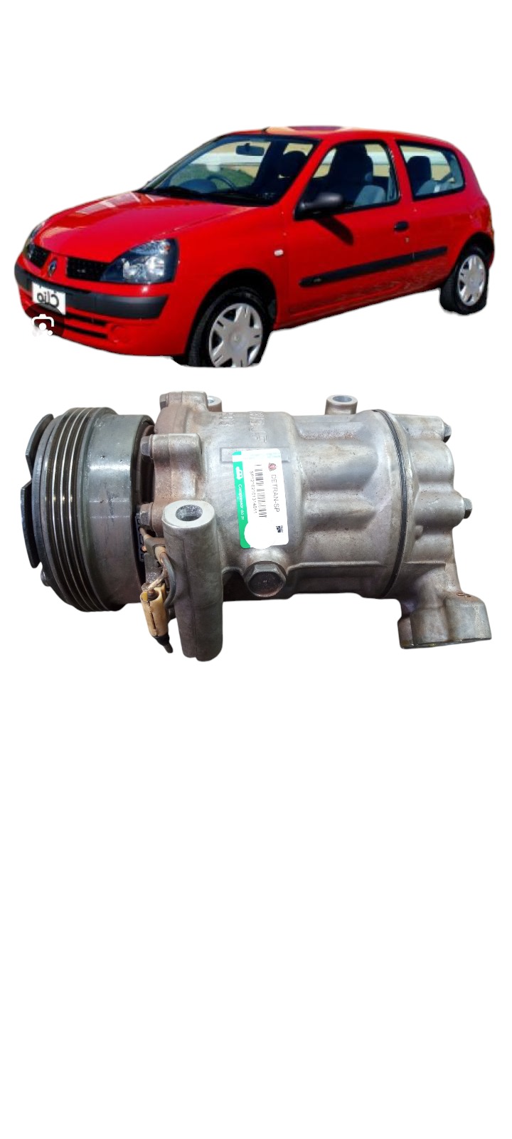 Compressor Ar Condicionado 1.0 16v Renault Clio 2001 A 2012