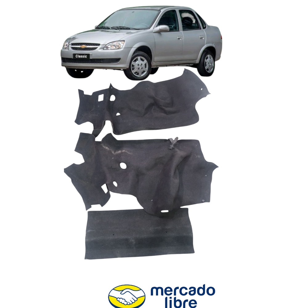 Carpete Completo Porta Malas Corsa Classic 2008 Ao 2016
