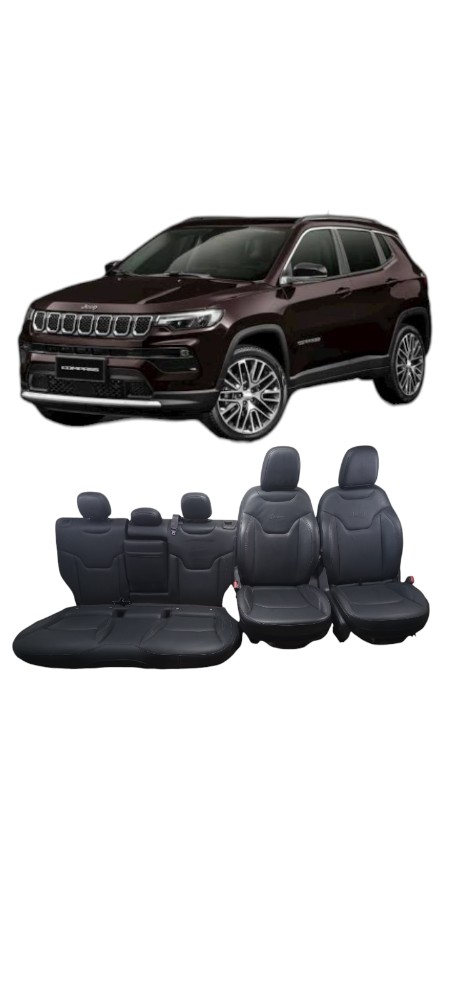 Jogo De Bancos Jeep Compass 1.3 2022 Preto
