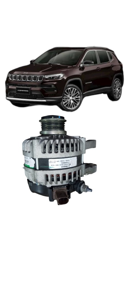 Alternador 1.3 Flex Turbo Jeep Compass 2021 A 2023