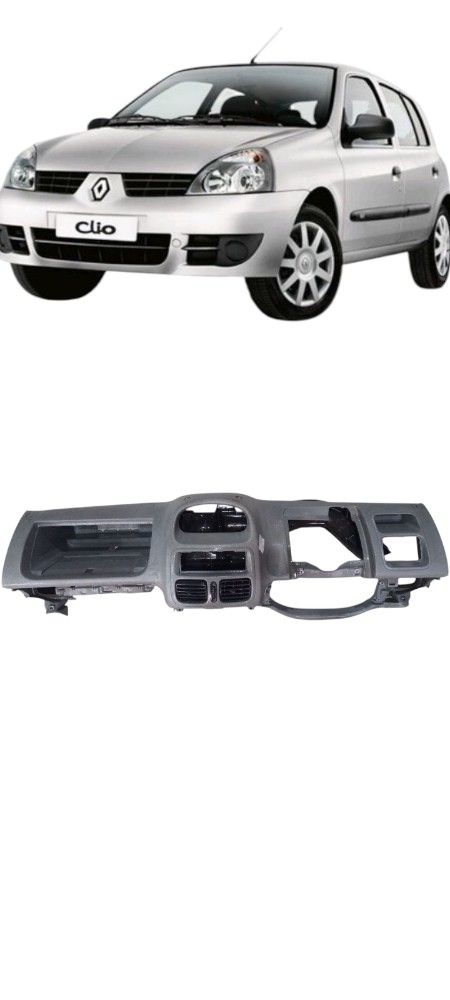 Capa Painel Tabelier Renault Clio 1.0 16v 2009 A 2011 Orig Cinza
