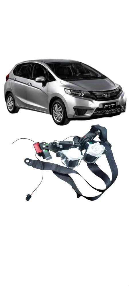 Jogo Cinto Traseiro New Fit 2015 a 2021