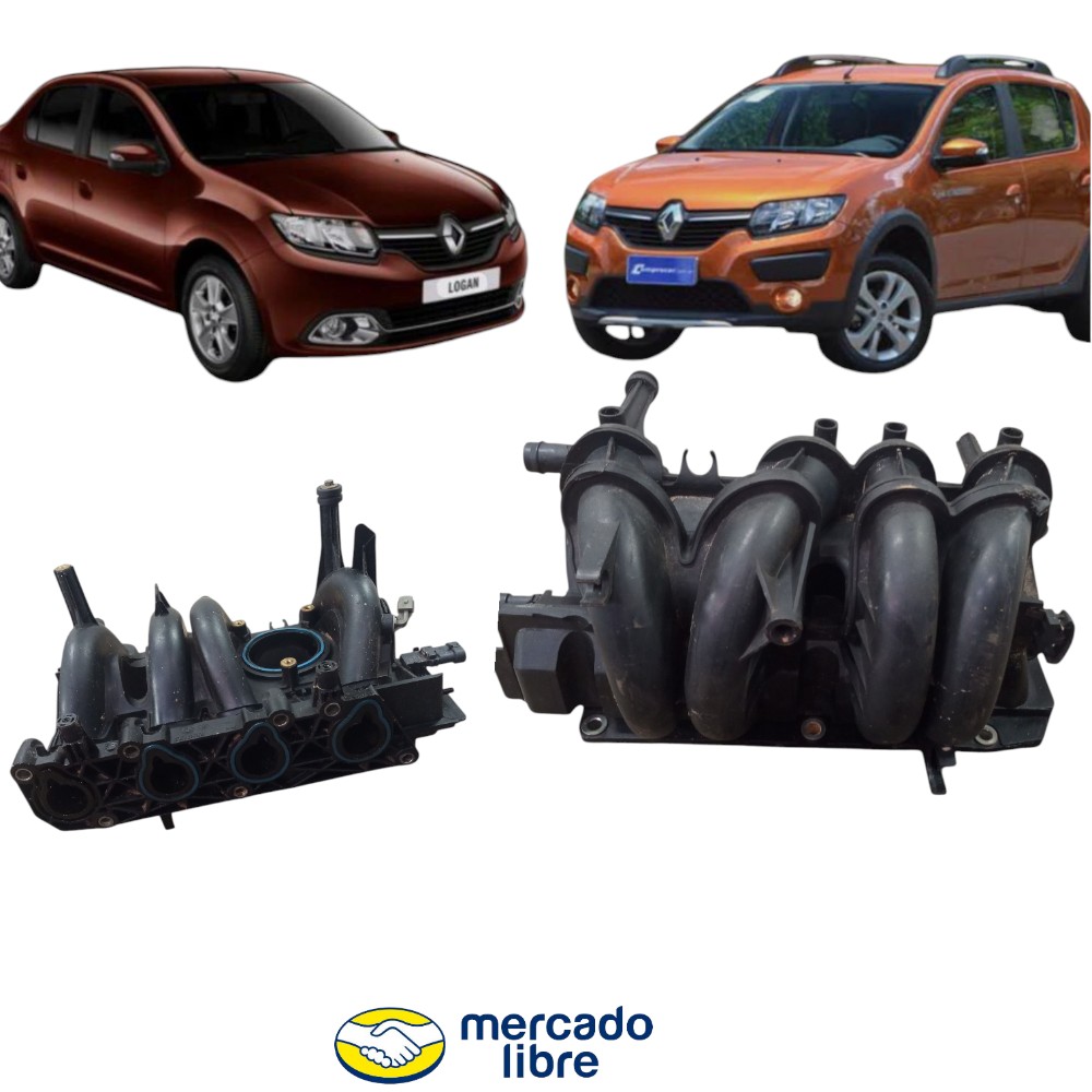 Coletor Admissão Renault Sandero Logan 1,6 8v 2014 A 2018