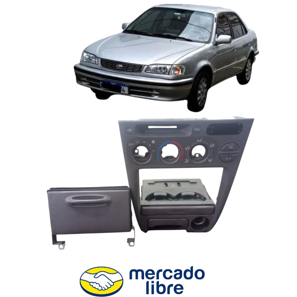 moldura Comando Ar Condicionado Toyota Corolla 2000 2001