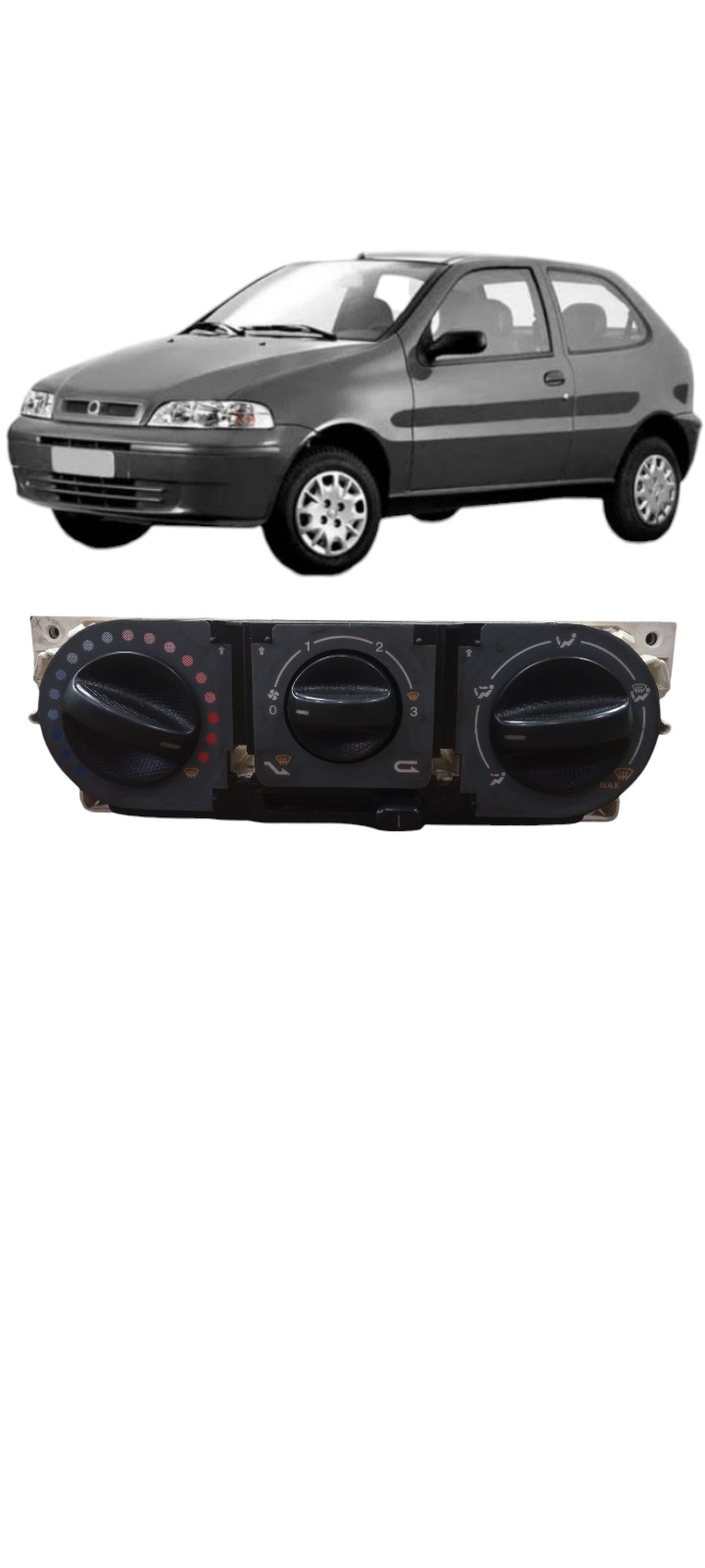 Comando Ar Condicionado Fiat Palio Fire 1.0 2003 A 2004