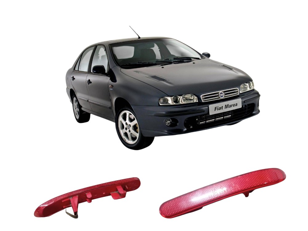 Olho Gato Traseiro L/d Fiat Marea Original Vermelho