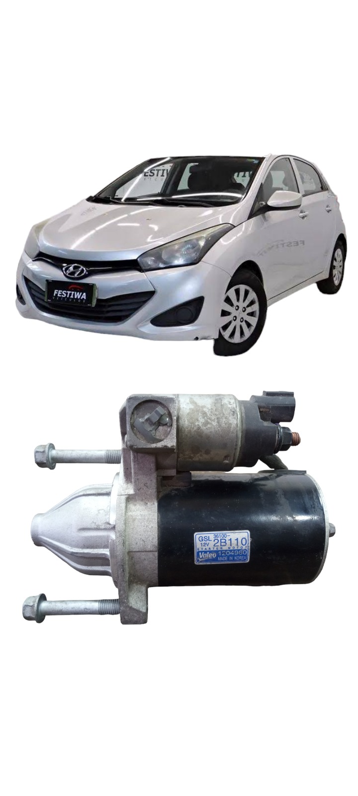 Motor Partida 1.6 16v Hyundai Hb20 2013 A 2020