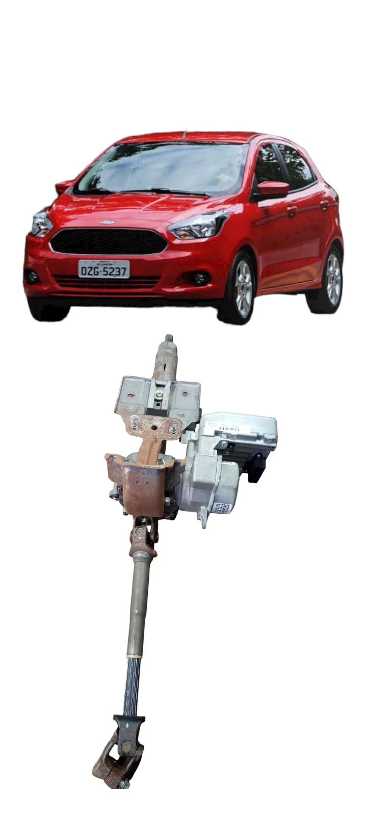 Coluna Direcao Eletrica Ford Ka 2015 A 2019