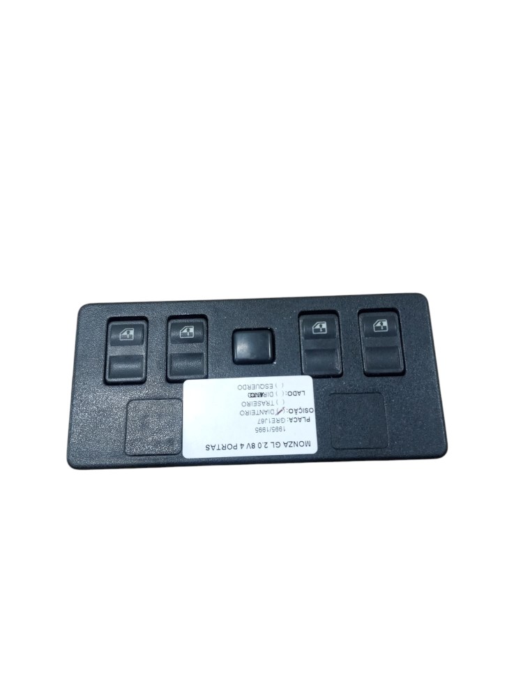 Comando Botão Vidro Elétrico Esquerdo Gm Monza Gl 1995
